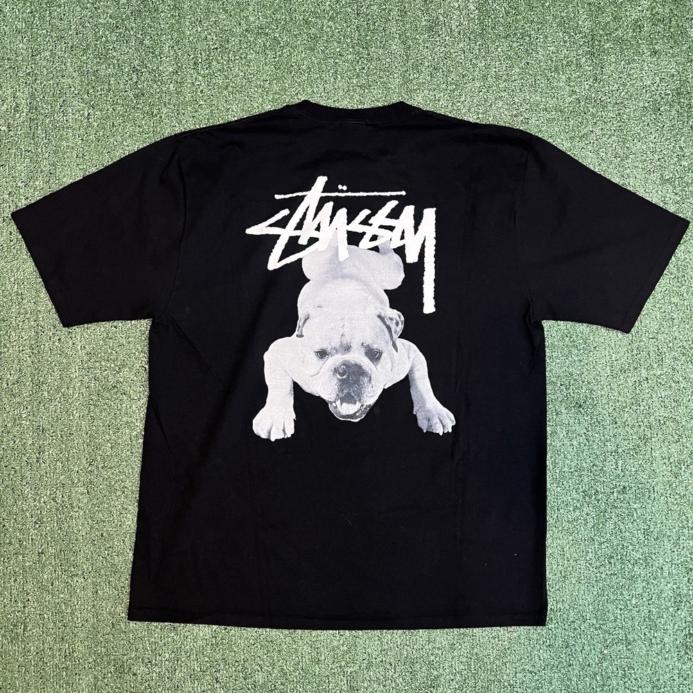 2025 Stussy Stock Dog Tee - Black - Size XL